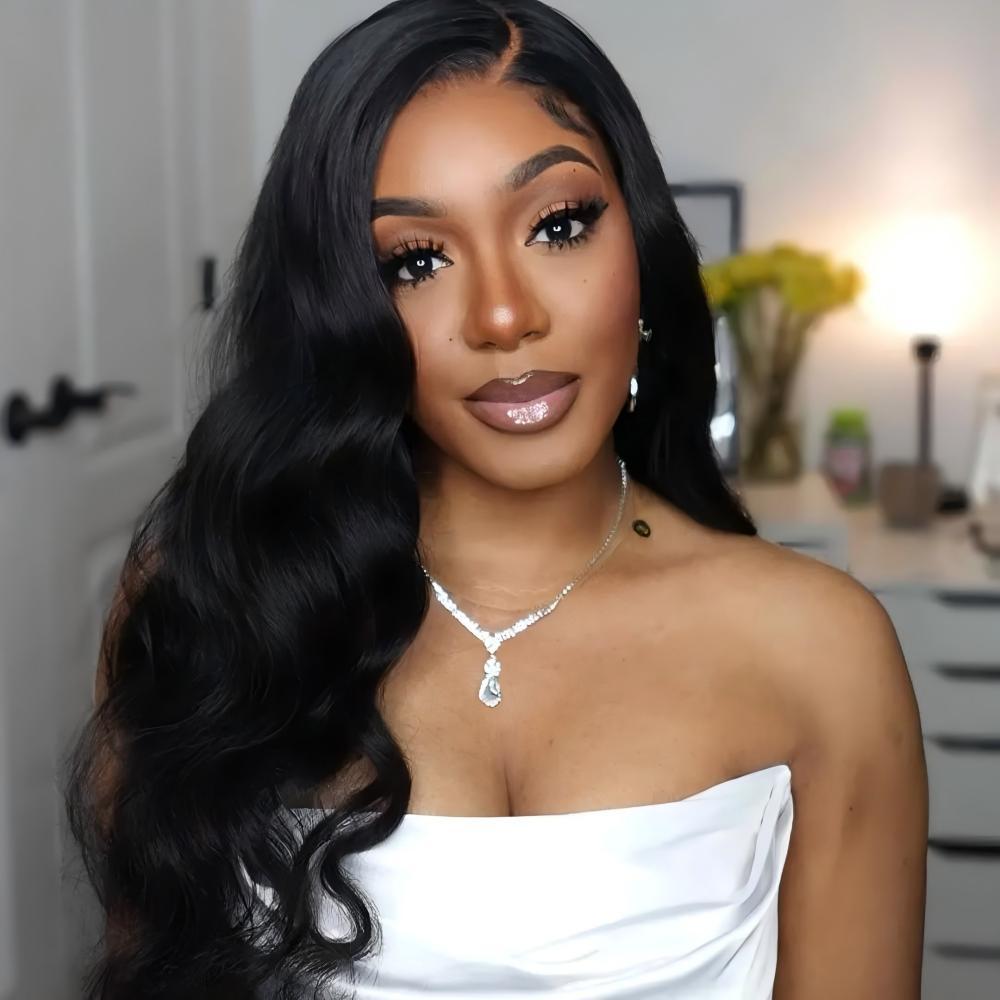 XYS Hair 3/4 Bundles Deal Body Wave 100% Human Hair Double Weft