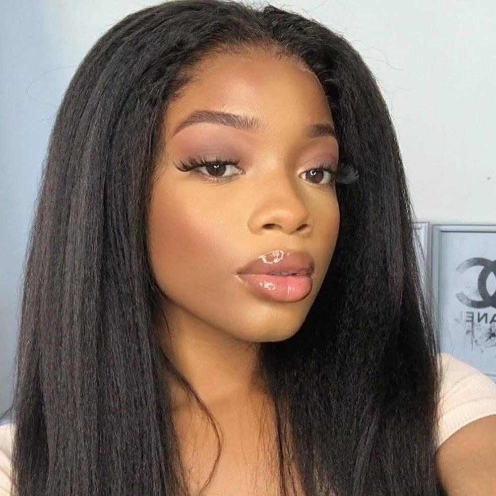 XYS Hair Kinky Straight Hair 5x5 HD Lace Closure
