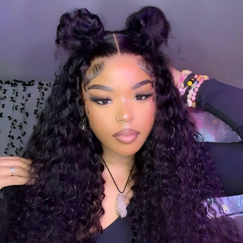 XYS Hair Deep Wave Hair 4x4 HD Lace Closure