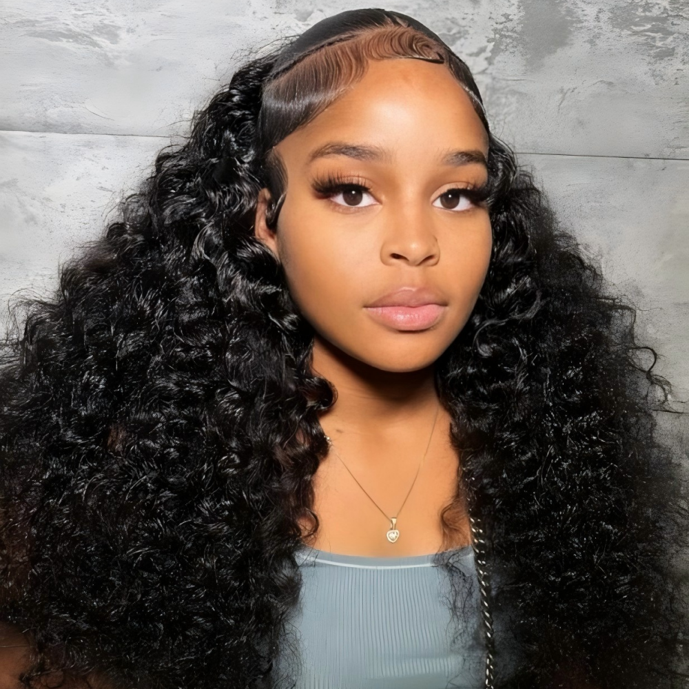 XYS Hair Deep Wave Hair 4x4 HD Lace Closure
