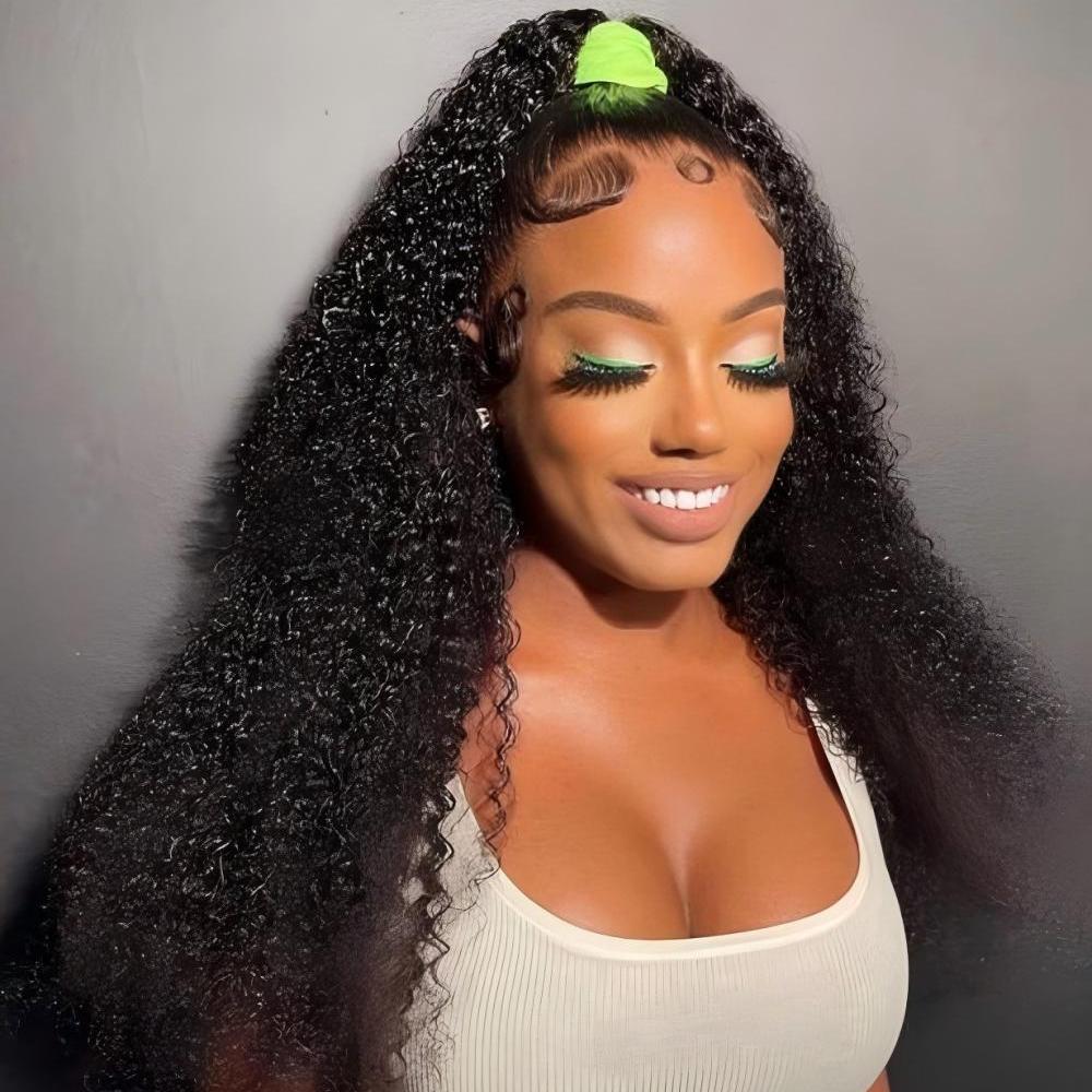 XYS Hair Deep Curly 5x5 HD Lace Closure With Super Small Knots