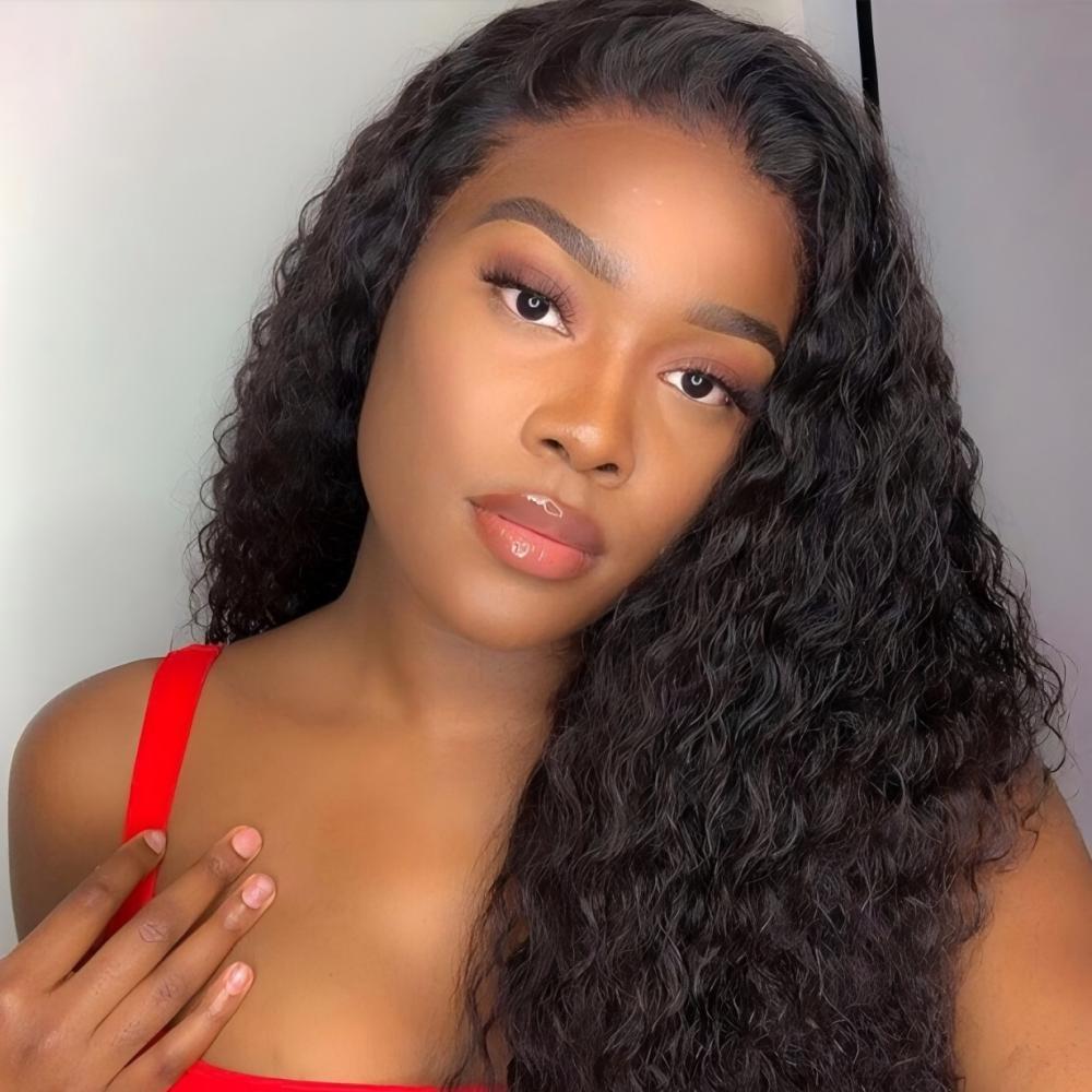 XYS Hair Deep Wave Human Hair 5x5 HD Lace Closure Undetectable Invisible