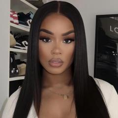 XYS Hair Straight Virgin Human Hair 13x4 Lace Frontal
