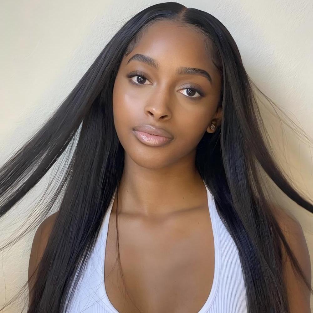 XYS Hair Straight Virgin Human Hair 13x4 Lace Frontal