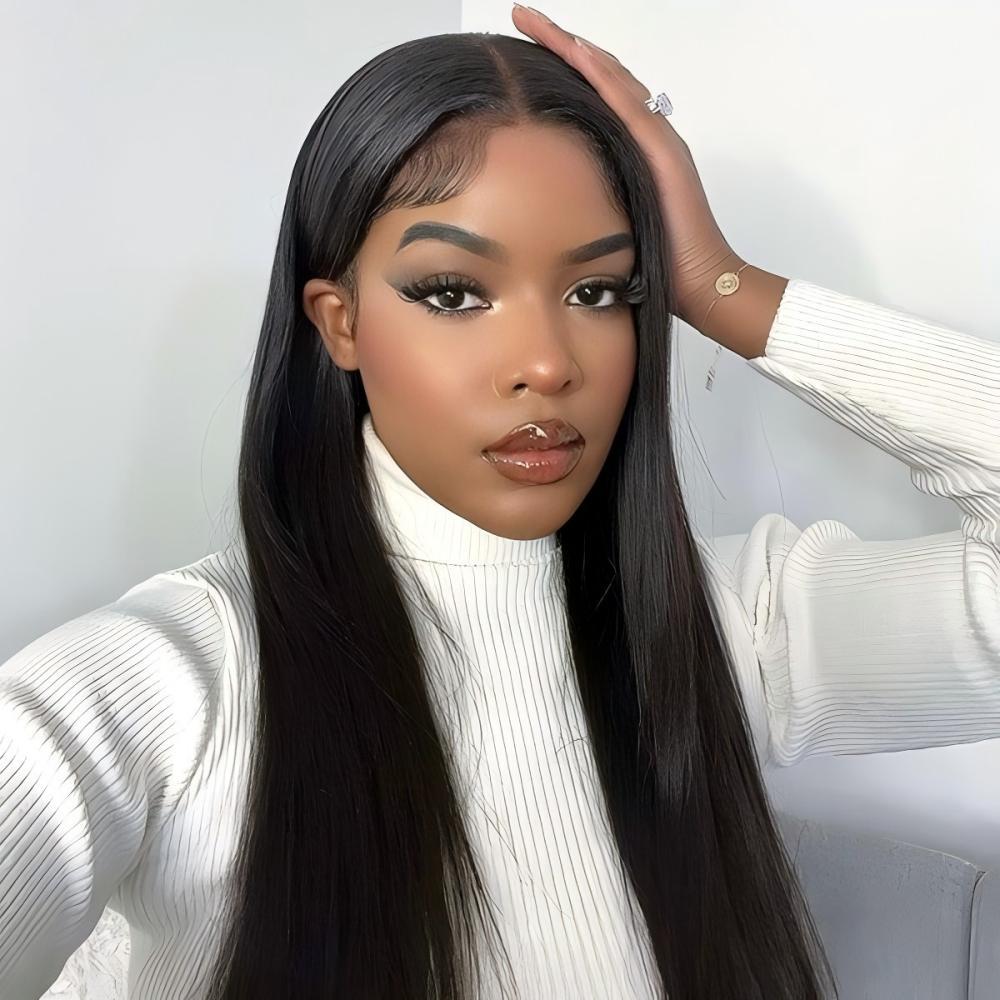 XYS Hair Straight Human Hair 4x4 HD Lace Closure Free Part