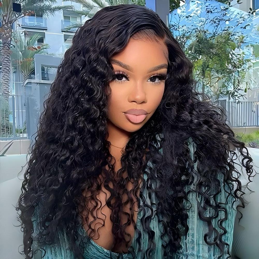 XYS Hair Water Wave Hair 5x5 HD Lace Closure