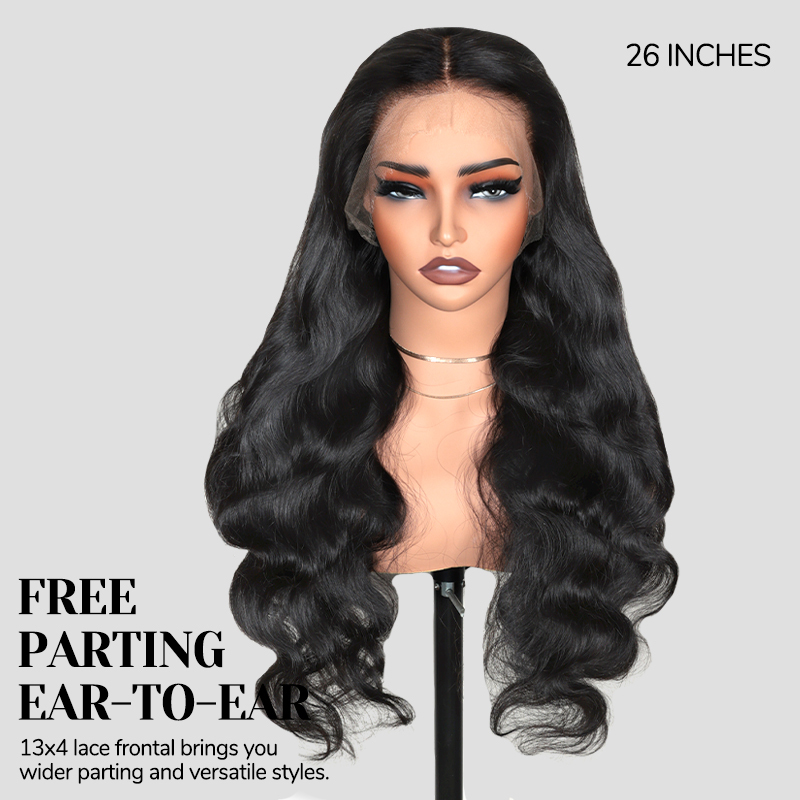 XYS Hair Body Wave Hair 13x4 HD Lace Frontal Wig Pre-Cut