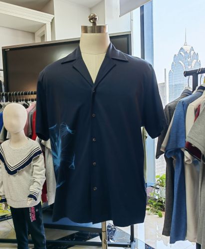 Men's S/S Polo Shirt-Silk Fiber/LA Non-iron