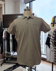 Men's S/S Polo-Mercerized Jacquard