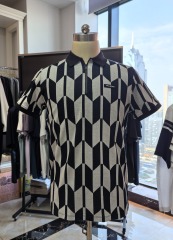Men's S/S Polo-Jacquard