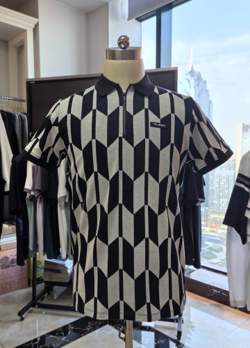 Men's S/S Polo-Jacquard