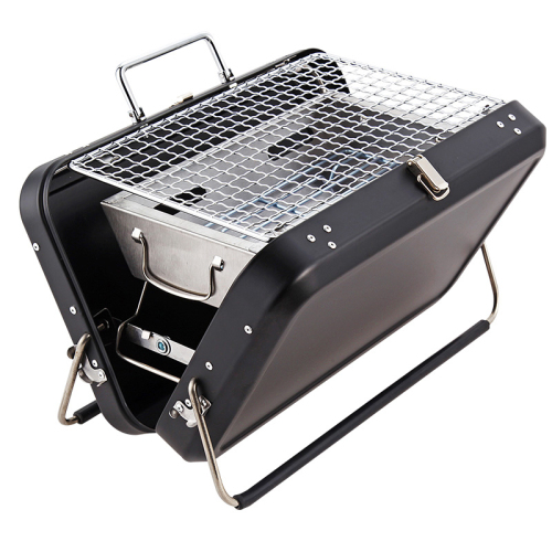 Small mini iron powder spraying black barbecue oven box and bag portable design for outdoor use, suitable for 1-3 people