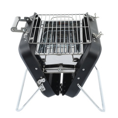 Medium iron powder spraying black barbecue oven box and bag portable design for outdoor use, suitable for 2-4 people
