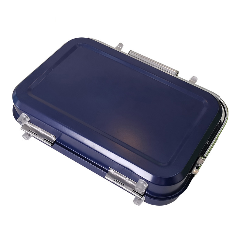 Stainless Steel Suitcase Design Charcoal Foldable Traveling BBQ Grill