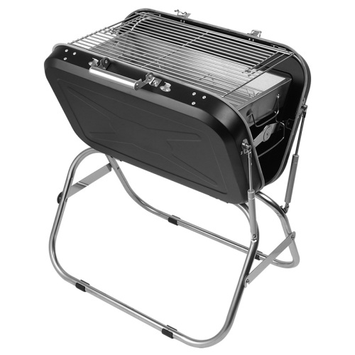 Large iron powder spraying black barbecue oven, bag type portable design, portable outdoor use, suitable for 2-5 people