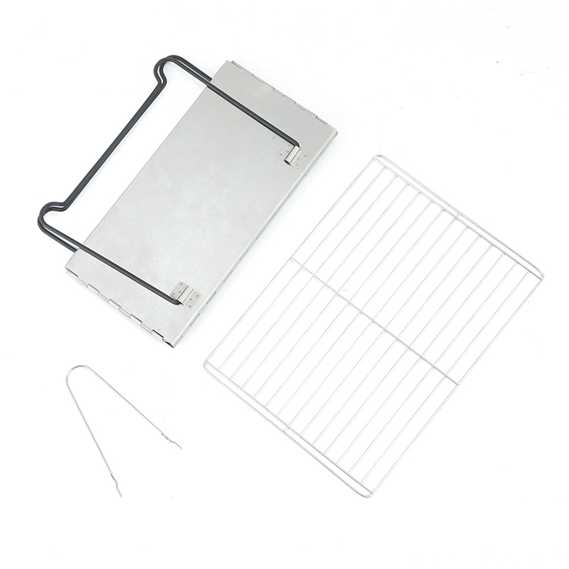 Portable folding storage Stainless steel material grill