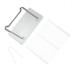 Portable folding storage Stainless steel material grill