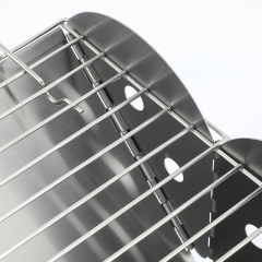 Portable folding storage Stainless steel material grill