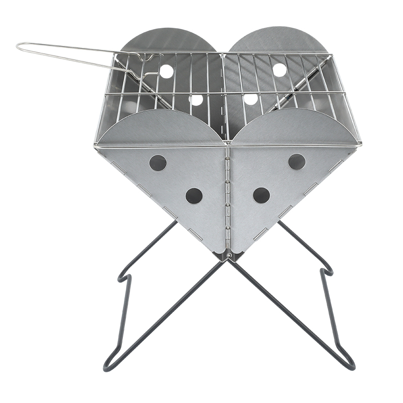 Portable folding storage Stainless steel material grill