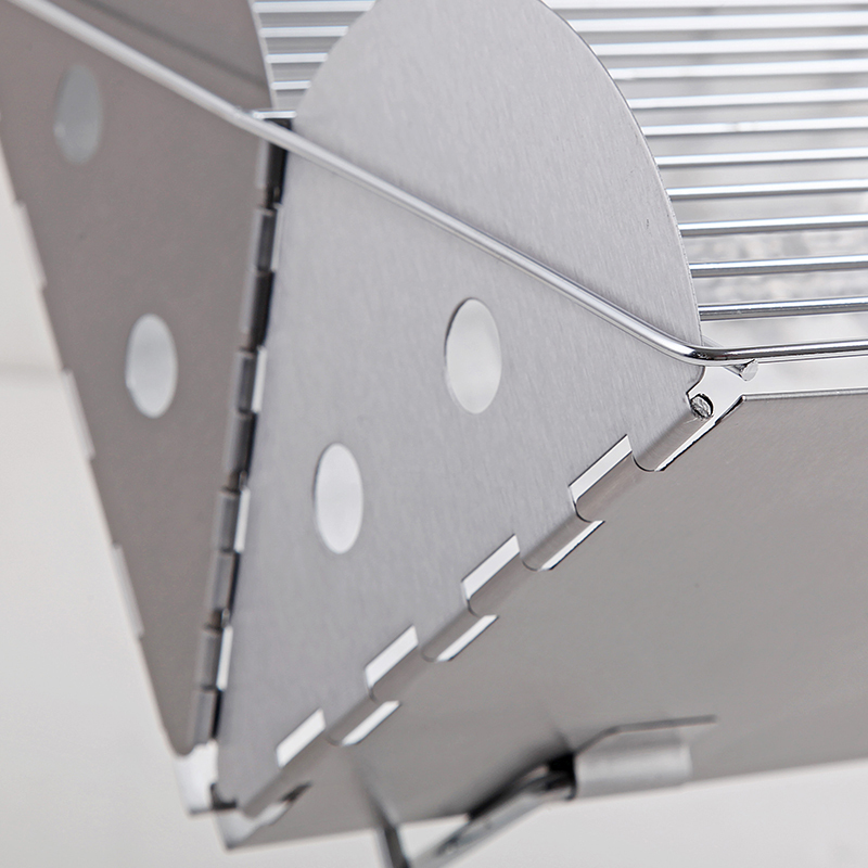 Portable folding storage Stainless steel material grill