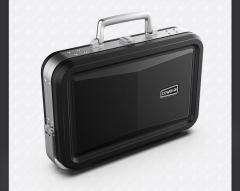 Small mini iron powder spraying black barbecue oven box and bag portable design for outdoor use, suitable for 1-3 people