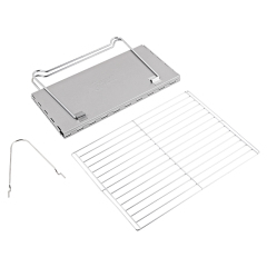 Portable folding storage Stainless steel material grill
