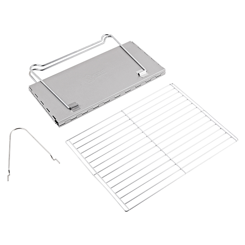 Portable folding storage Stainless steel material grill
