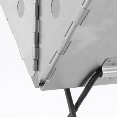 Portable folding storage Stainless steel material grill