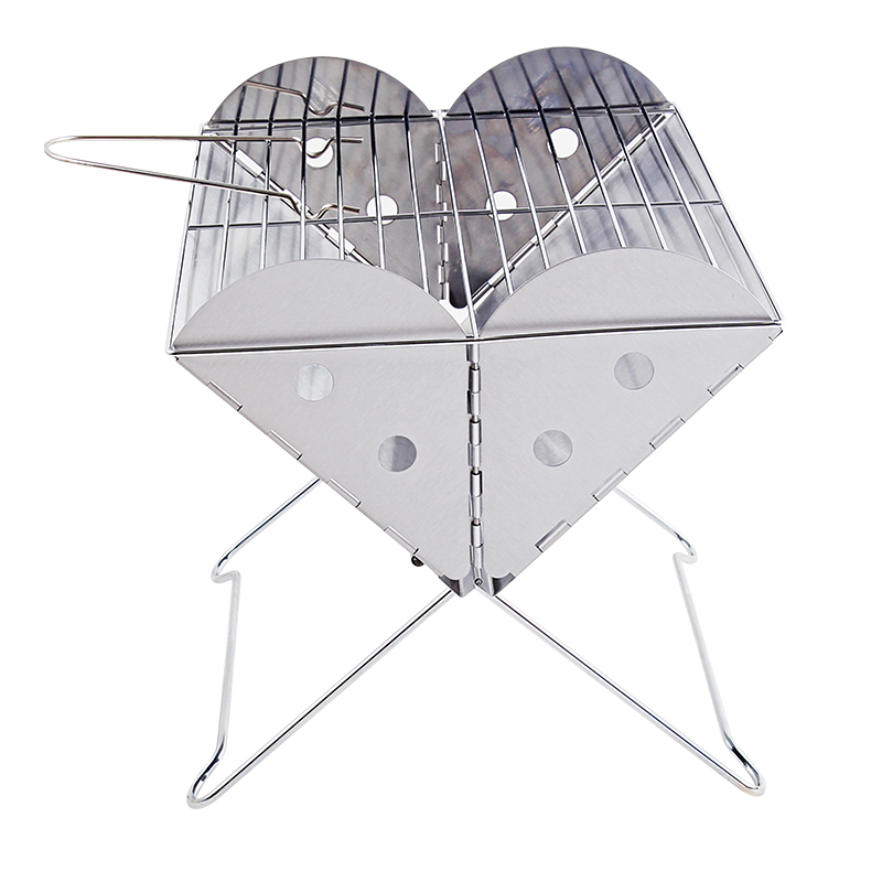 Portable folding storage Stainless steel material grill