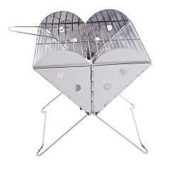 Portable folding storage Stainless steel material grill