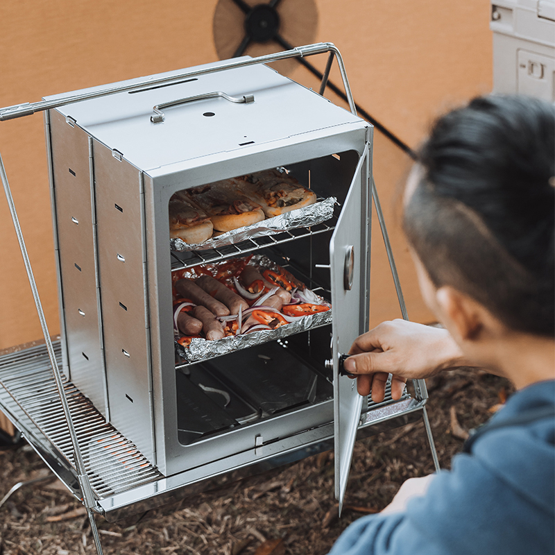 new arrival popular outdoor camping stainless steel oven barbecue outdoor grill