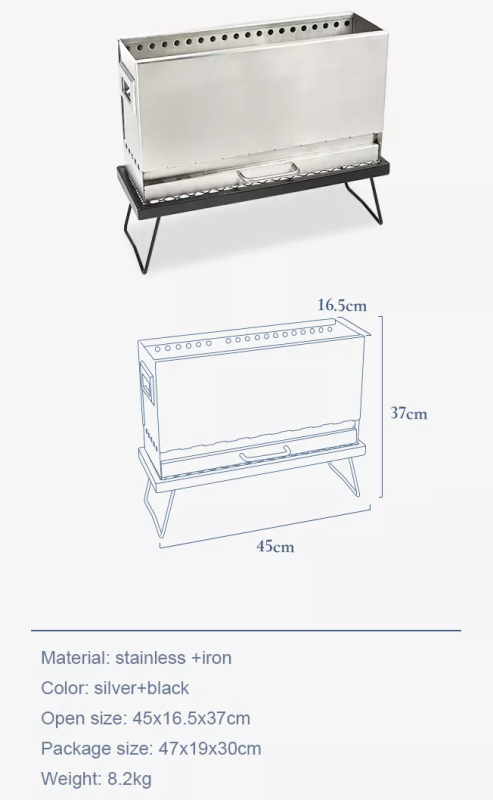 new arrival outdoor camping kitchen tools portable bbq grills folding barbecue grill