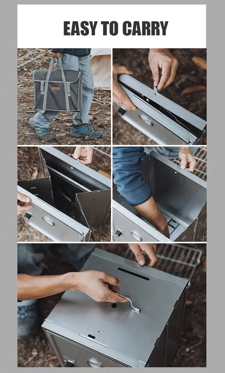 new arrival popular outdoor camping stainless steel oven barbecue outdoor grill