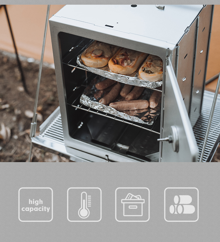 new arrival popular outdoor camping stainless steel oven barbecue outdoor grill
