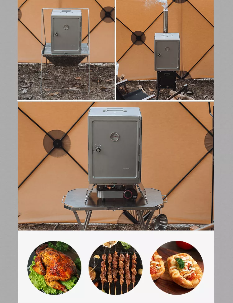 new arrival popular outdoor camping stainless steel oven barbecue outdoor grill