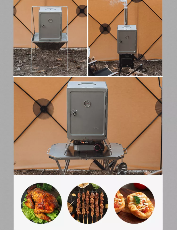 new arrival popular outdoor camping stainless steel oven barbecue outdoor grill