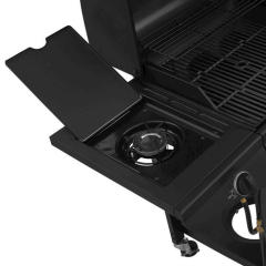 2 in 1 Charcoal&gas Combo Barbecue BBQ Gas Grills with Large Capacity Cooking Area for Cooking Appliance