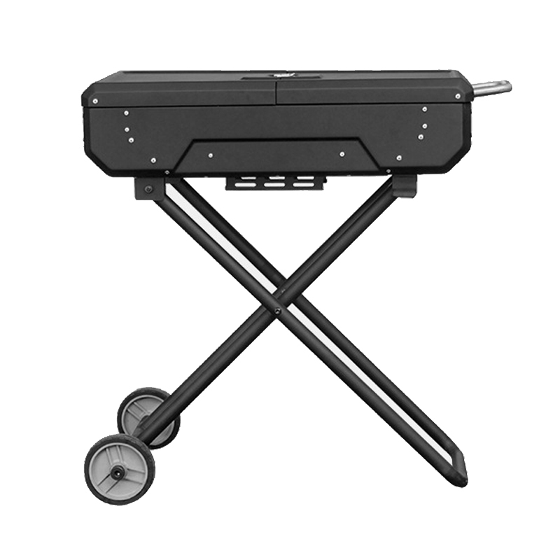 Newest Arrival Outdoor Folding Bbq Black 0.8mm Thickness Propane Butane Gas Barbecue Grills