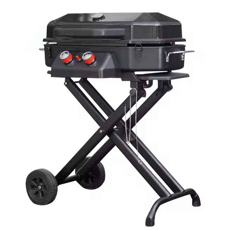 High Durability Outdoor Garden Home Party Bbq Steel Iron Black Propane Gas Barbecue Grill