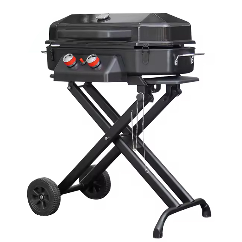 High Durability Outdoor Garden Home Party Bbq Steel Iron Black Propane Gas Barbecue Grill