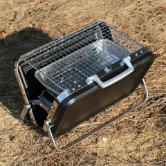 Easy Cleaned Mini Outdoor Barbecue Grill Stainless Steel Folding Portable Charcoal BBQ Grills