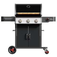 Top Quality Barbeque Grill 3 Burner+1 Side Burner With Flame Safety Device Outdoor Gas Grills