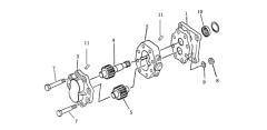 Shantui SD16 Parts Steering pump 16Y-76-06000