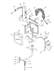 Shantui SD16 Parts Radiator assembly 16Y-03A-03000