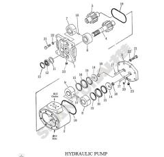 Shantui SD22 Parts Oil pump assembly 07444-66103