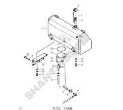 Shantui SD22 Parts Fuel Tank Cap 16Y-04C-02000