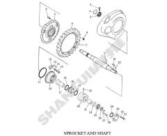 Shantui SD22 Sprocket 154-27-12273