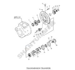 Shantui SD22 Parts Pinion shaft 154-15-33240