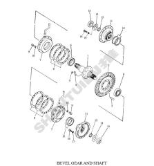 Shantui SD22 Parts Spiral bevel gear 154-21-2212