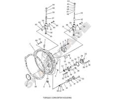 Shantui SD22 Parts Torque converter housing HT250 154-13-53110